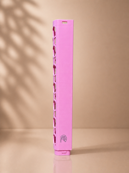 Mosspole S in Rosa – 3D-gedruckte Rankhilfe für Kletterpflanzen, Seitenansicht